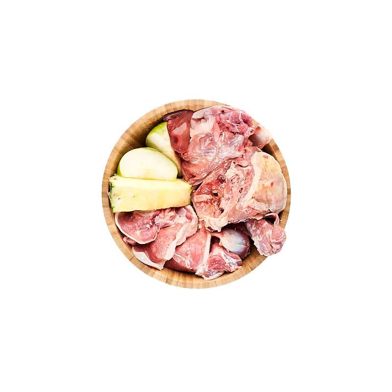 Menu BARF Pato y Frutas Squeaky