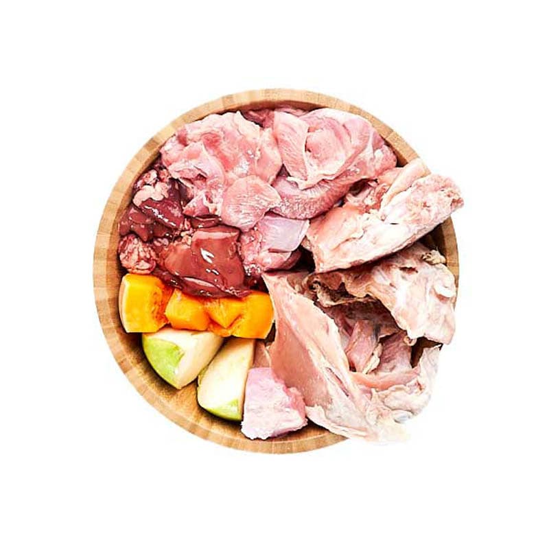 Menu BARF Pavo y verduras Squeaky