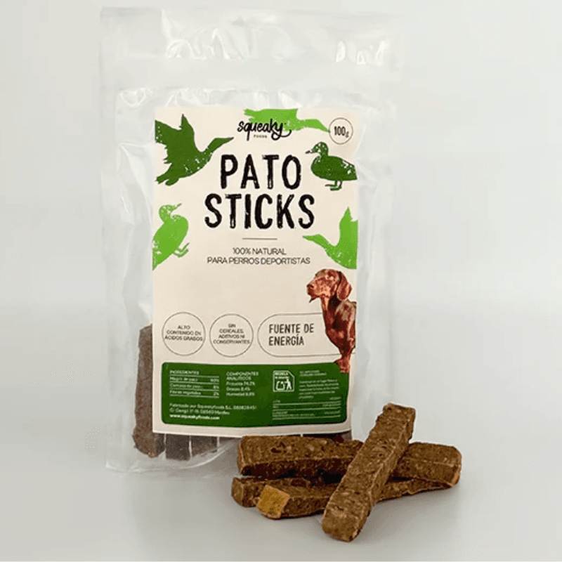 Sticks de Pato Squeaky 100gr