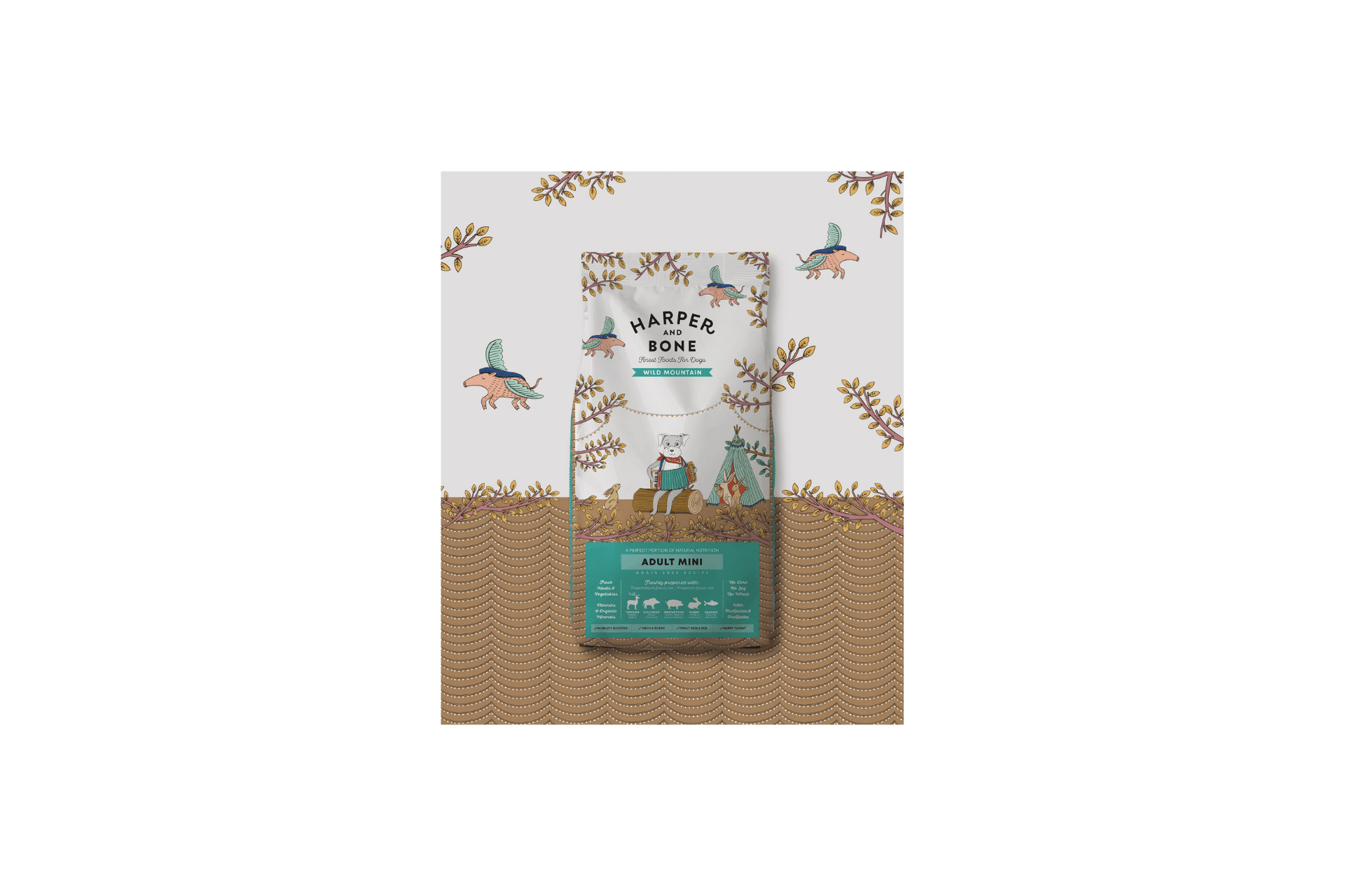 Harper & Bone Wild Mountain para perros adultos